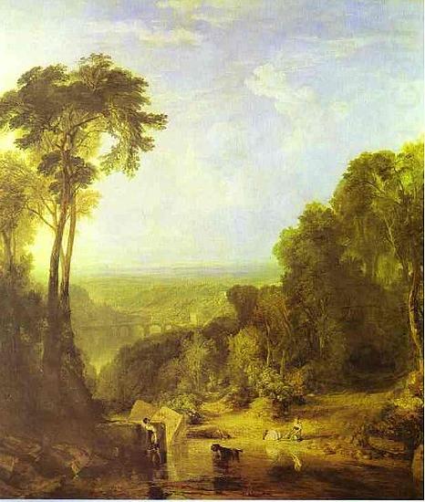 Joseph Mallord William Turner Crossing the Brook by oil painting picture